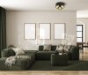 Czarna Lampa Sufitowa Plafon Mosiężne Reflektorki LAFIN SPL-45379-3R-BK-GD ITALUX